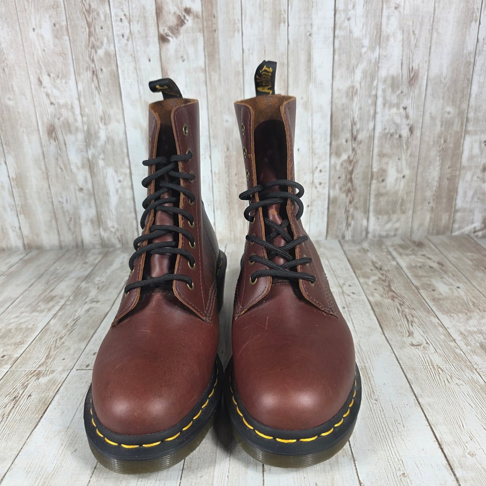 Dr. Martens Sienna Heeled Leather Ankle Boots Women's Size 6 Brown - Picture 4 of 8